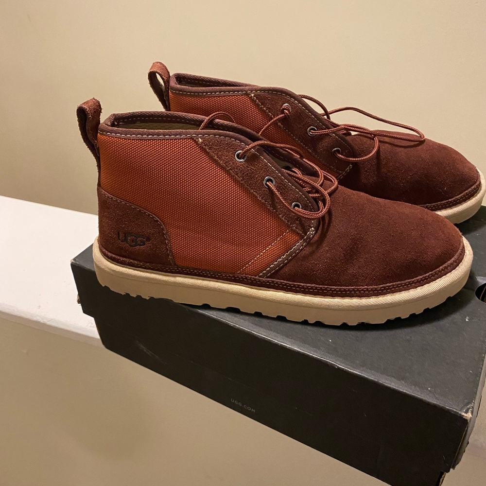 MEN SIZE TEN UGG NEUMEN INLINED CHUKKA BOOT